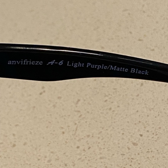 Anvifrieze purple frames A-6 light purple, Matt black. Made in USA 53-20-140 main image 6